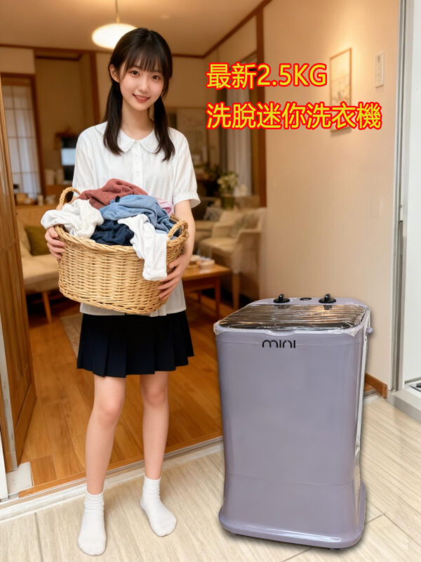 最新2.5KG單桶洗衣機