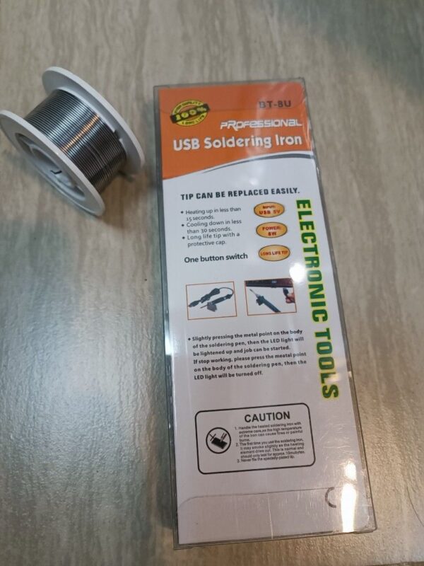 usb 手提式辣雞烙鐵送錫線